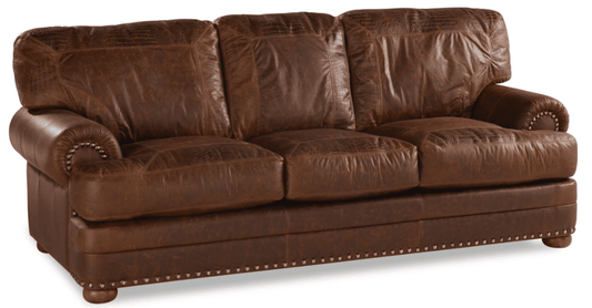 Houston 2 Seat Sofa In Saloon Mushroom Leather (Grade 4) -72W
